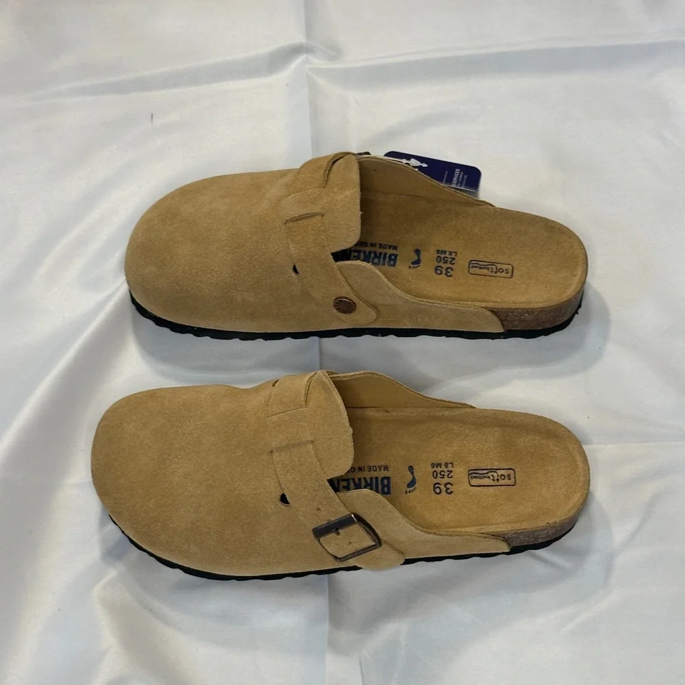 Birkenstock Boston Latte Cream Women’s Size US 8.5/9 EU 39